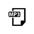 Icon for MP3 audio file