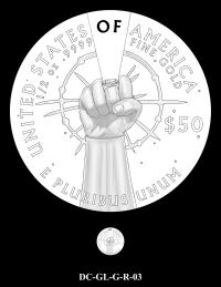 DC-GL-G-R-03 -- 2026 Comic Art Coin and Medal Program - Green Lantern