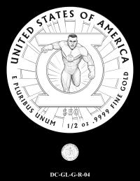 DC-GL-G-R-04 -- 2026 Comic Art Coin and Medal Program - Green Lantern