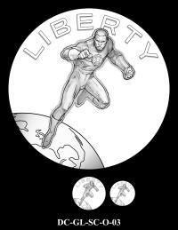 DC-GL-SC-O-03 -- 2026 Comic Art Coin and Medal Program - Green Lantern
