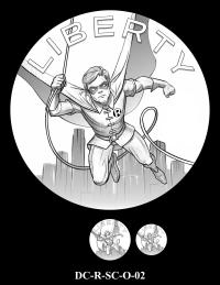 DC-R-SC-O-02 -- 2026 Comic Art Coin and Medal Program - Robin