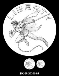 DC-R-SC-O-03 -- 2026 Comic Art Coin and Medal Program - Robin