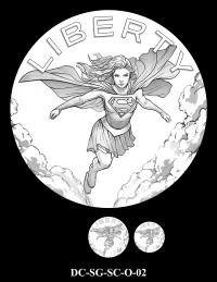 DC-SG-SC-O-02 -- 2026 Comic Art Coin and Medal Program - Supergirl