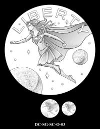 DC-SG-SC-O-03 -- 2026 Comic Art Coin and Medal Program - Supergirl