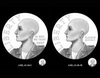 AML Obverses 10 -- 2027 American Liberty Coin and Medal