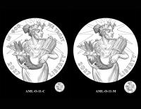 AML Obverses 11 -- 2027 American Liberty Coin and Medal