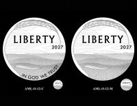 AML Obverses 12 -- 2027 American Liberty Coin and Medal