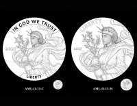 AML Obverses 13 -- 2027 American Liberty Coin and Medal