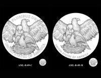 AML Reverses 09 -- 2027 American Liberty Coin and Medal
