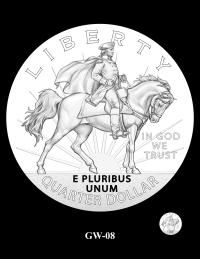 GW-08 -- 2027 – 2030 Youth Sports Quarters Washington Obverse