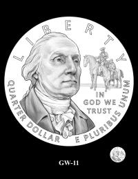 GW-11 -- 2027 – 2030 Youth Sports Quarters Washington Obverse