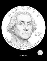 GW-16 -- 2027 – 2030 Youth Sports Quarters Washington Obverse