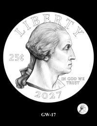 GW-17 -- 2027 – 2030 Youth Sports Quarters Washington Obverse