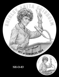 SH-O-03 -- Shirley Chisholm Congressional Gold Medal