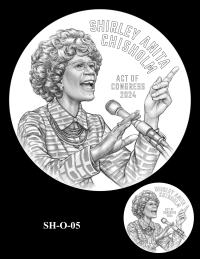 SH-O-05 -- Shirley Chisholm Congressional Gold Medal