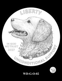 WD-G-O-02 -- 2027 Working Dog Commemorative Coin Program