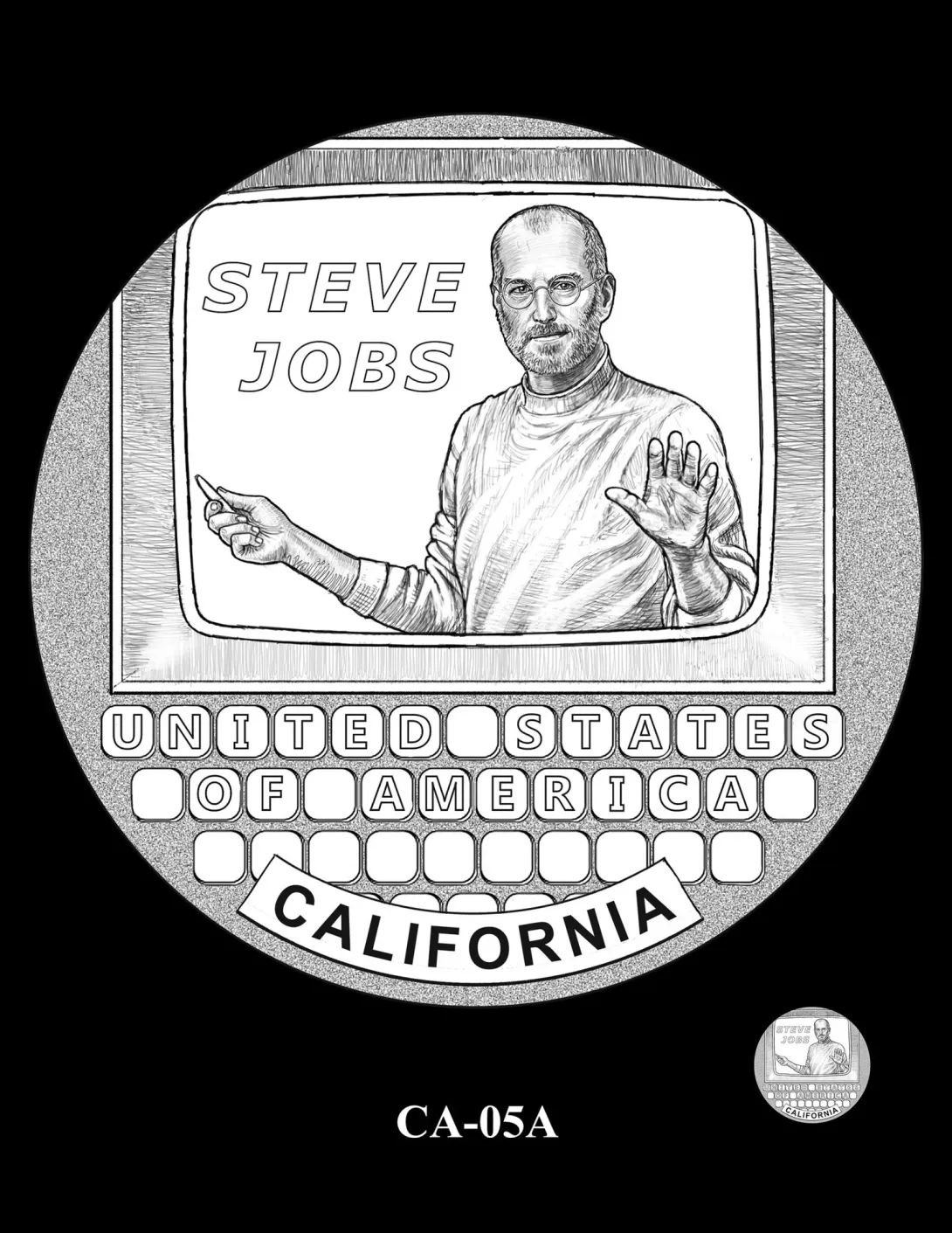 CA-05A -- 2026 American Innovation $1 Coin - California
