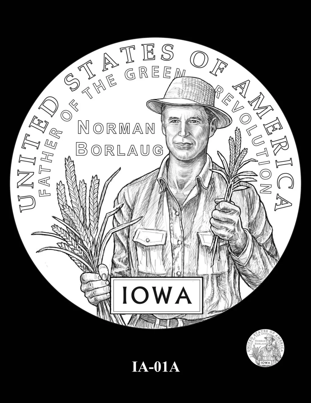 IA-01A -- 2026 American Innovation $1 Coin - Iowa