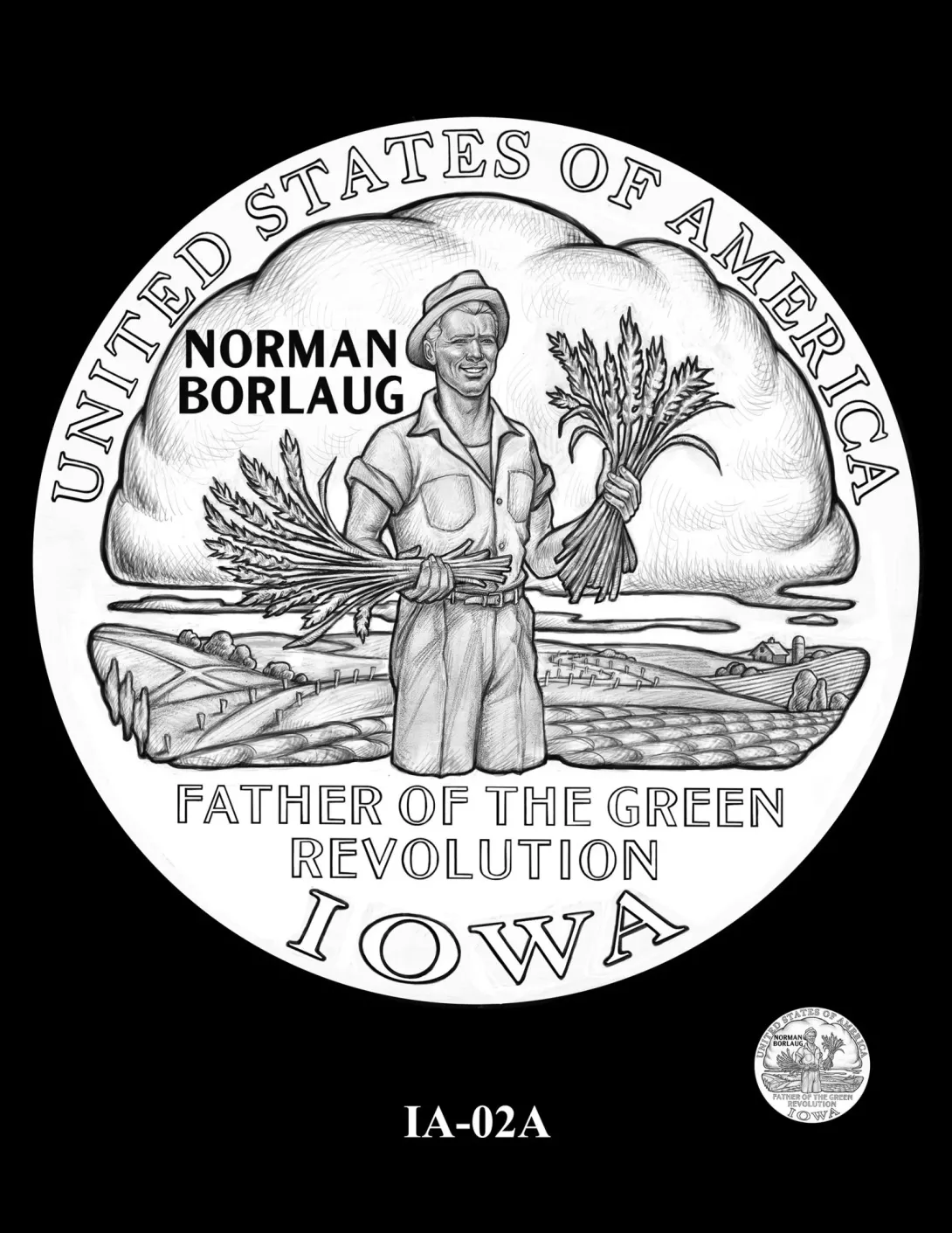 IA-02A -- 2026 American Innovation $1 Coin - Iowa