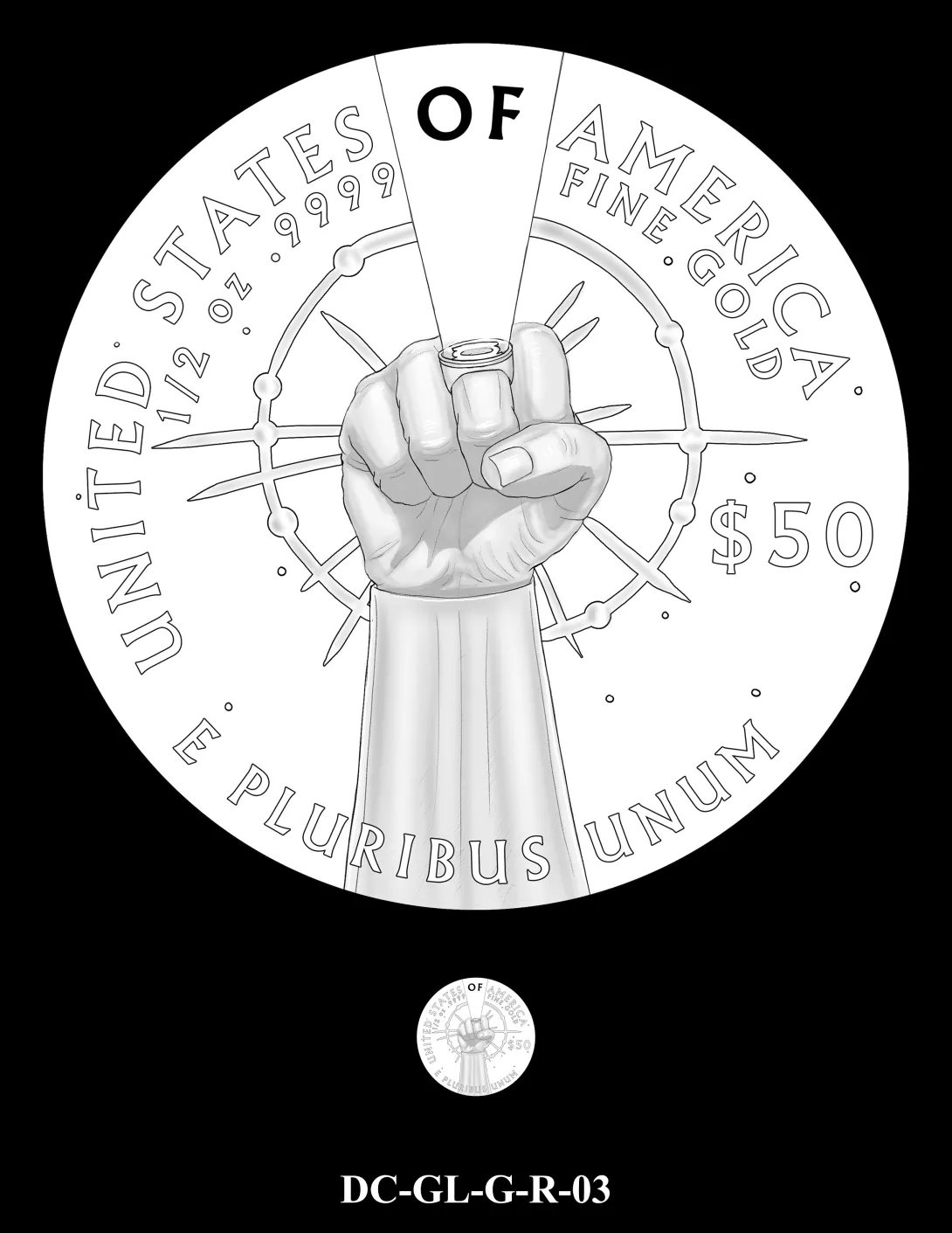 DC-GL-G-R-03 -- 2026 Comic Art Coin and Medal Program - Green Lantern