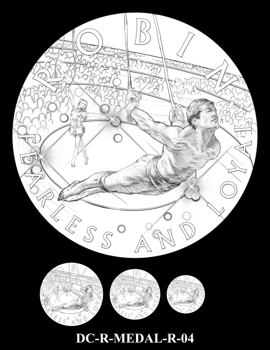 DC-R-MEDAL-R-04 -- 2026 Comic Art Coin and Medal Program - Robin