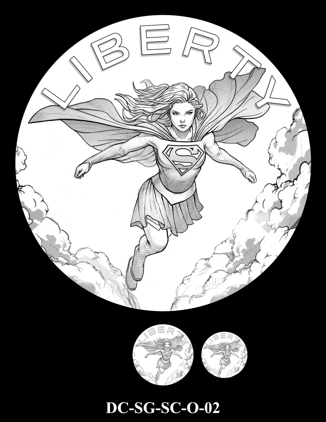 DC-SG-SC-O-02 -- 2026 Comic Art Coin and Medal Program - Supergirl