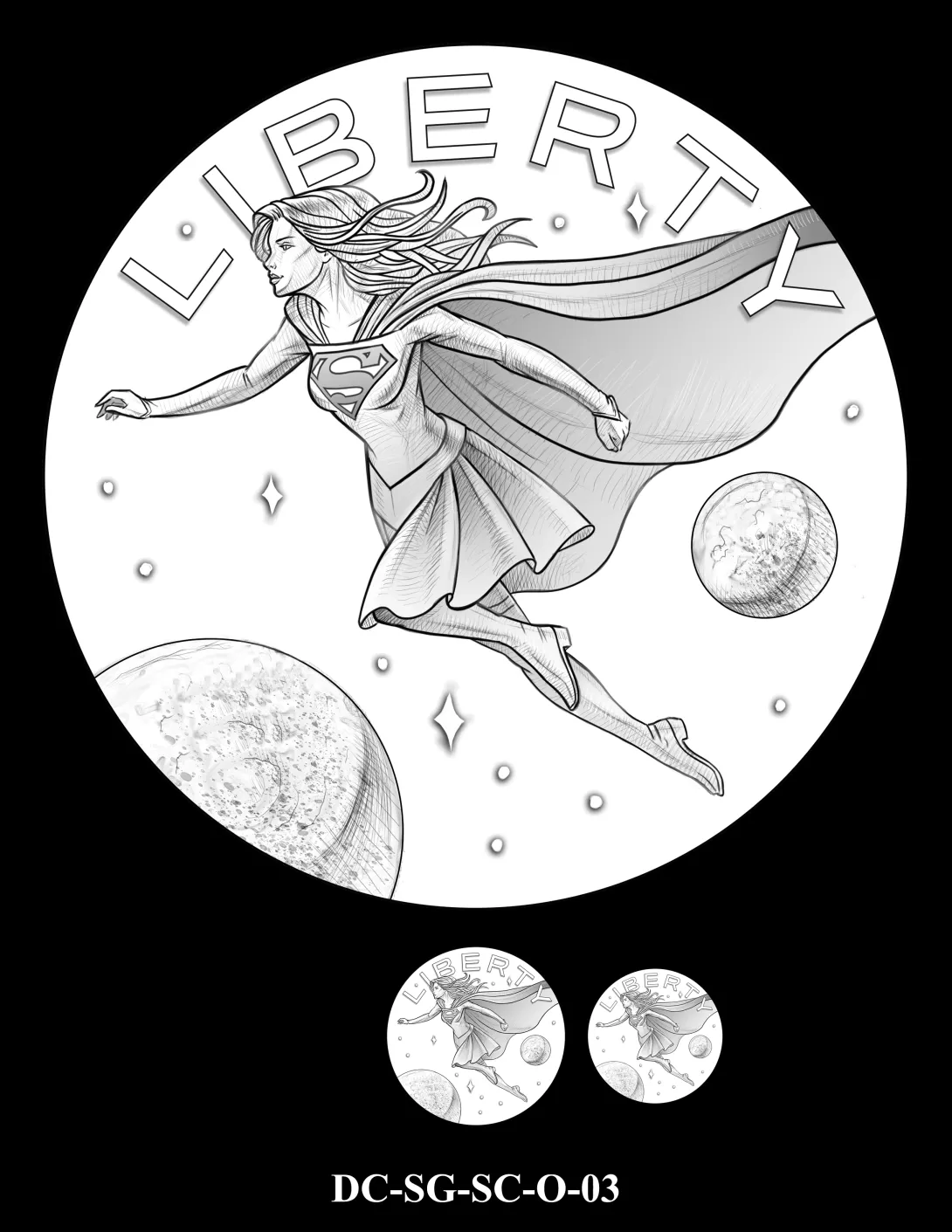 DC-SG-SC-O-03 -- 2026 Comic Art Coin and Medal Program - Supergirl