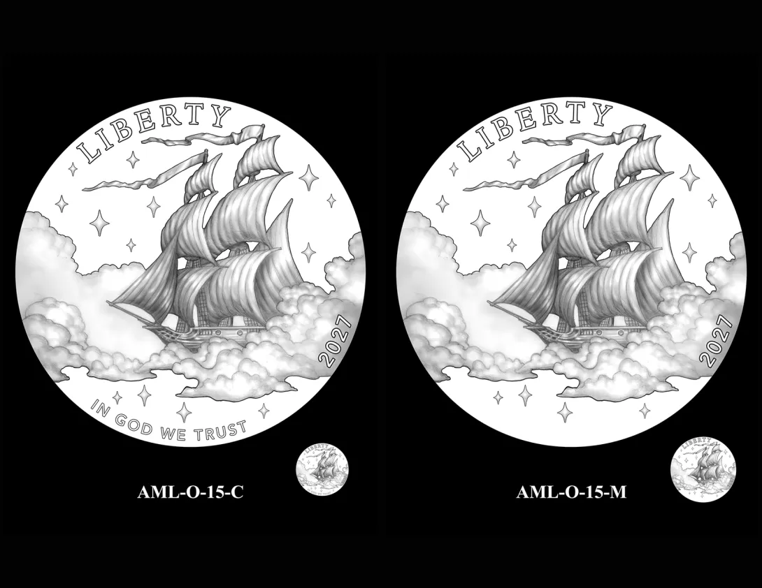 AML Obverses 15 -- 2027 American Liberty Coin and Medal