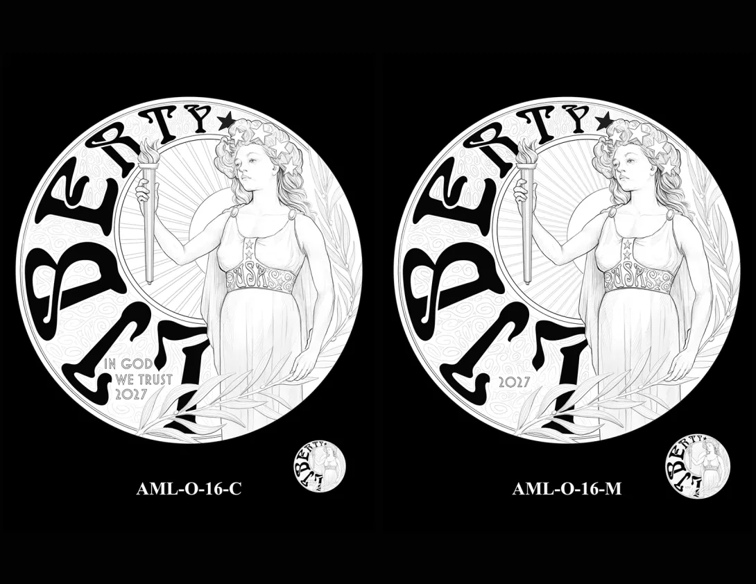 AML Obverses 16 -- 2027 American Liberty Coin and Medal