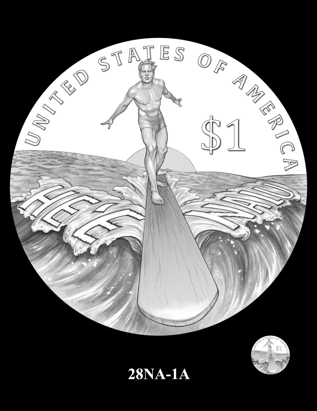 28NA-1A -- 2028 Native American $1 Coin