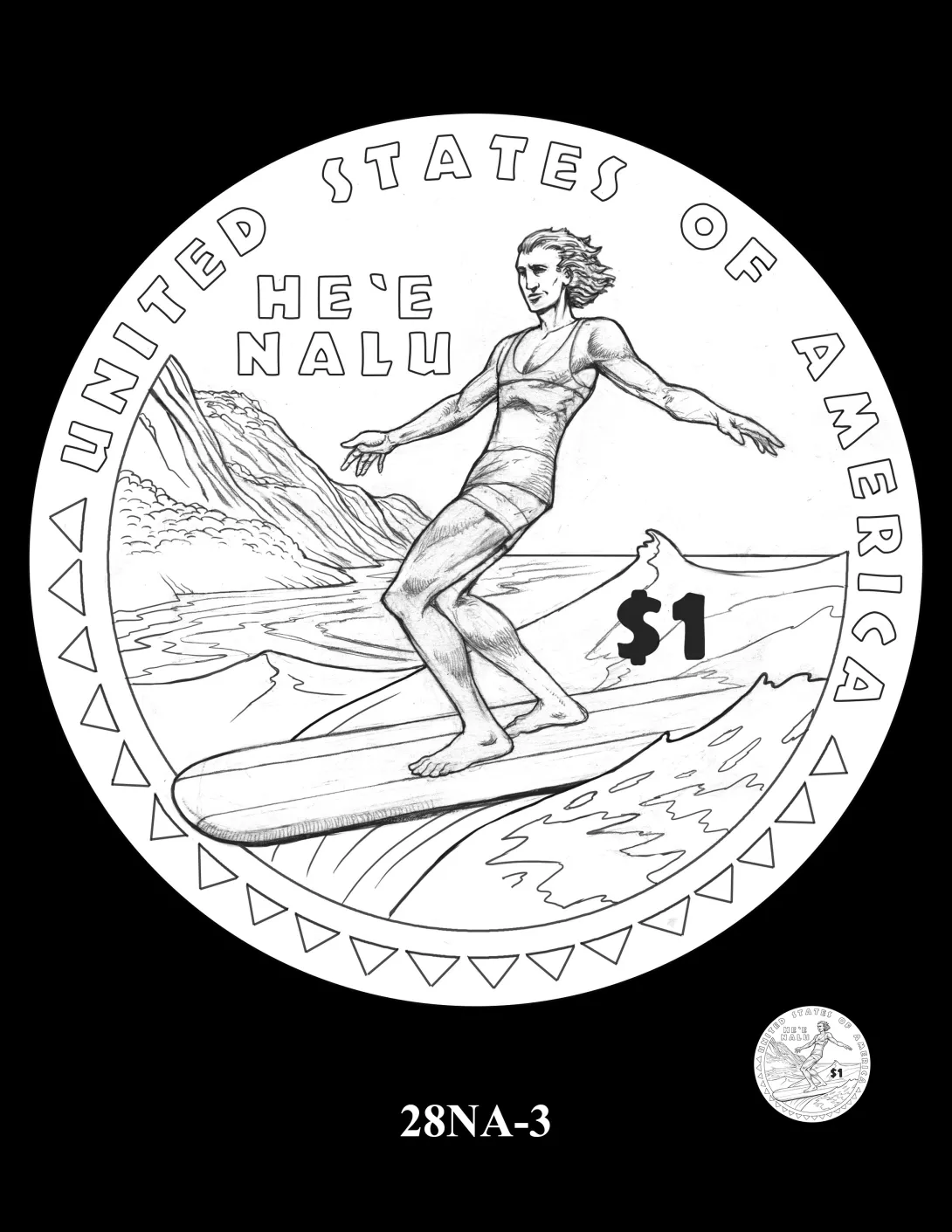 28NA-3 -- 2028 Native American $1 Coin