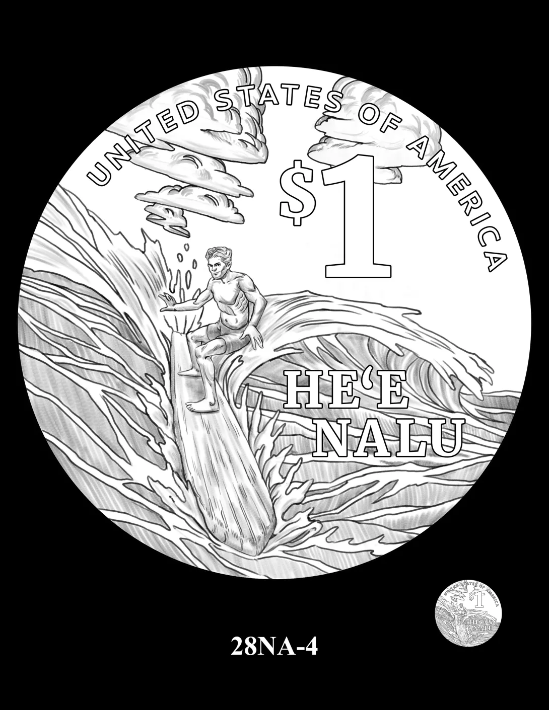 28NA-4 -- 2028 Native American $1 Coin