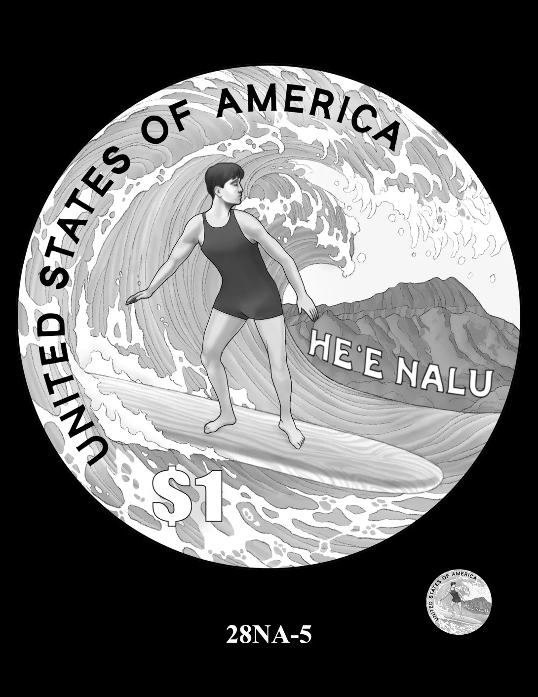 28NA-5 -- 2028 Native American $1 Coin