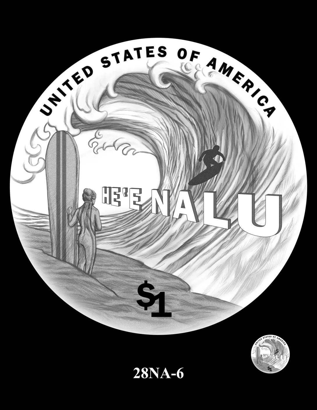 28NA-6 -- 2028 Native American $1 Coin