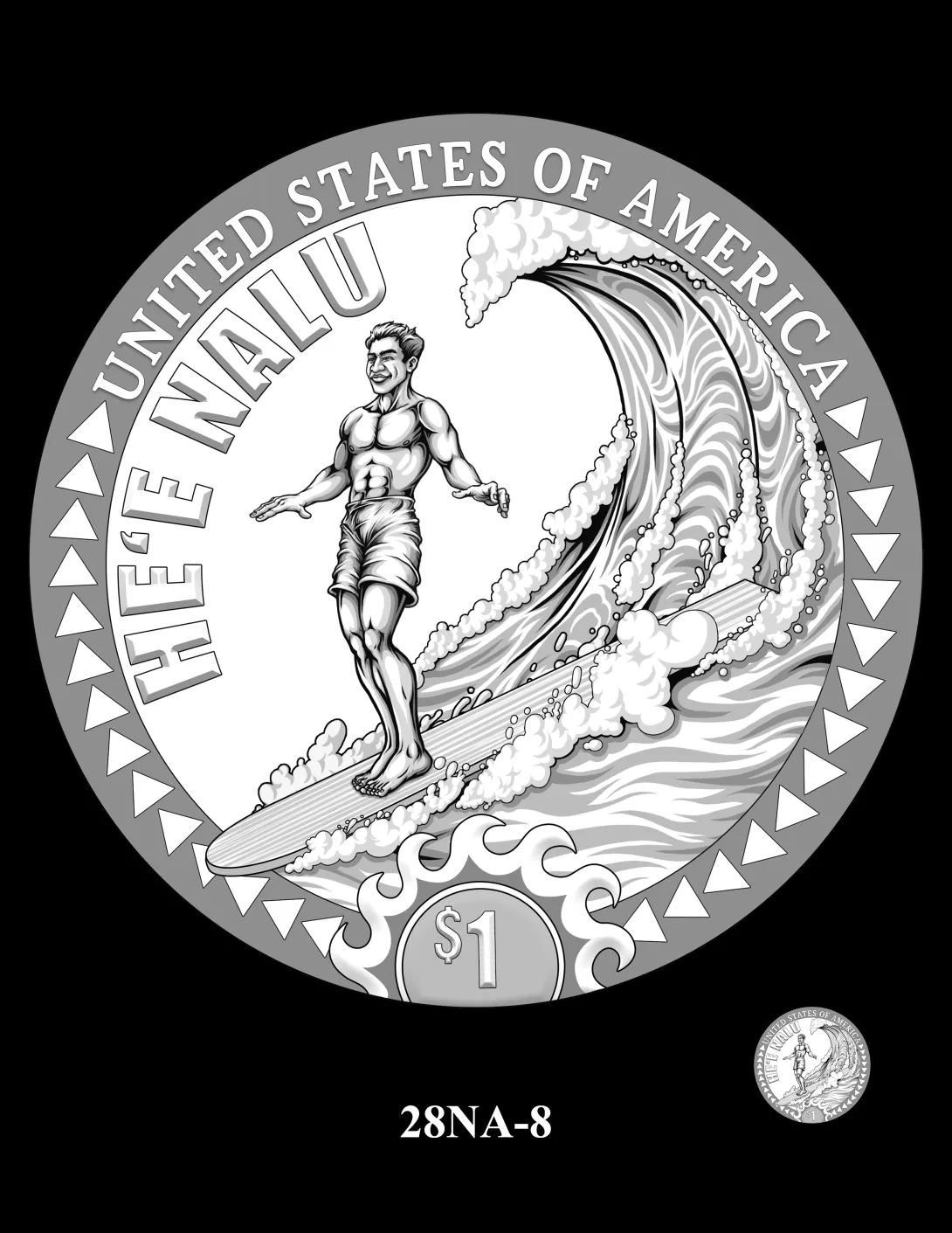 28NA-8 -- 2028 Native American $1 Coin