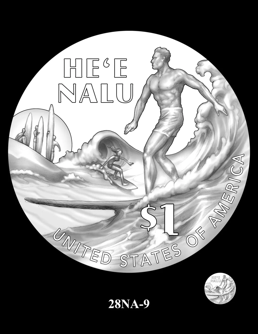 28NA-9 -- 2028 Native American $1 Coin