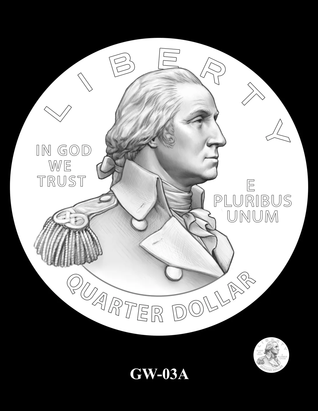 GW-03A -- 2027 – 2030 Youth Sports Quarters Washington Obverse