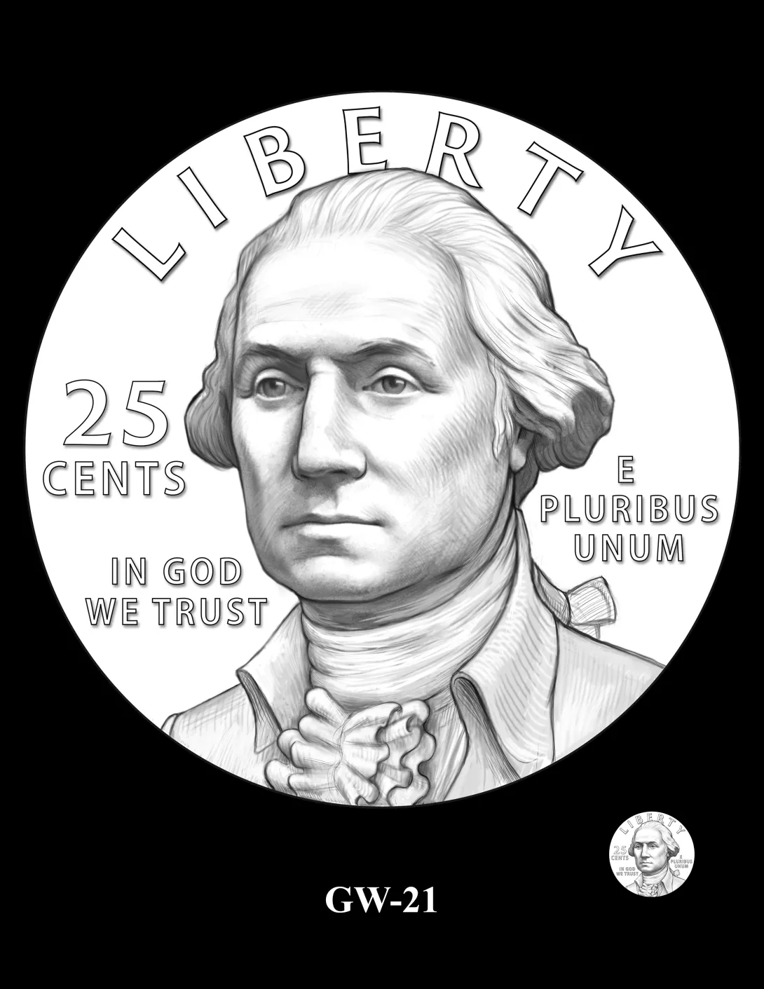 GW-21 -- 2027 – 2030 Youth Sports Quarters Washington Obverse