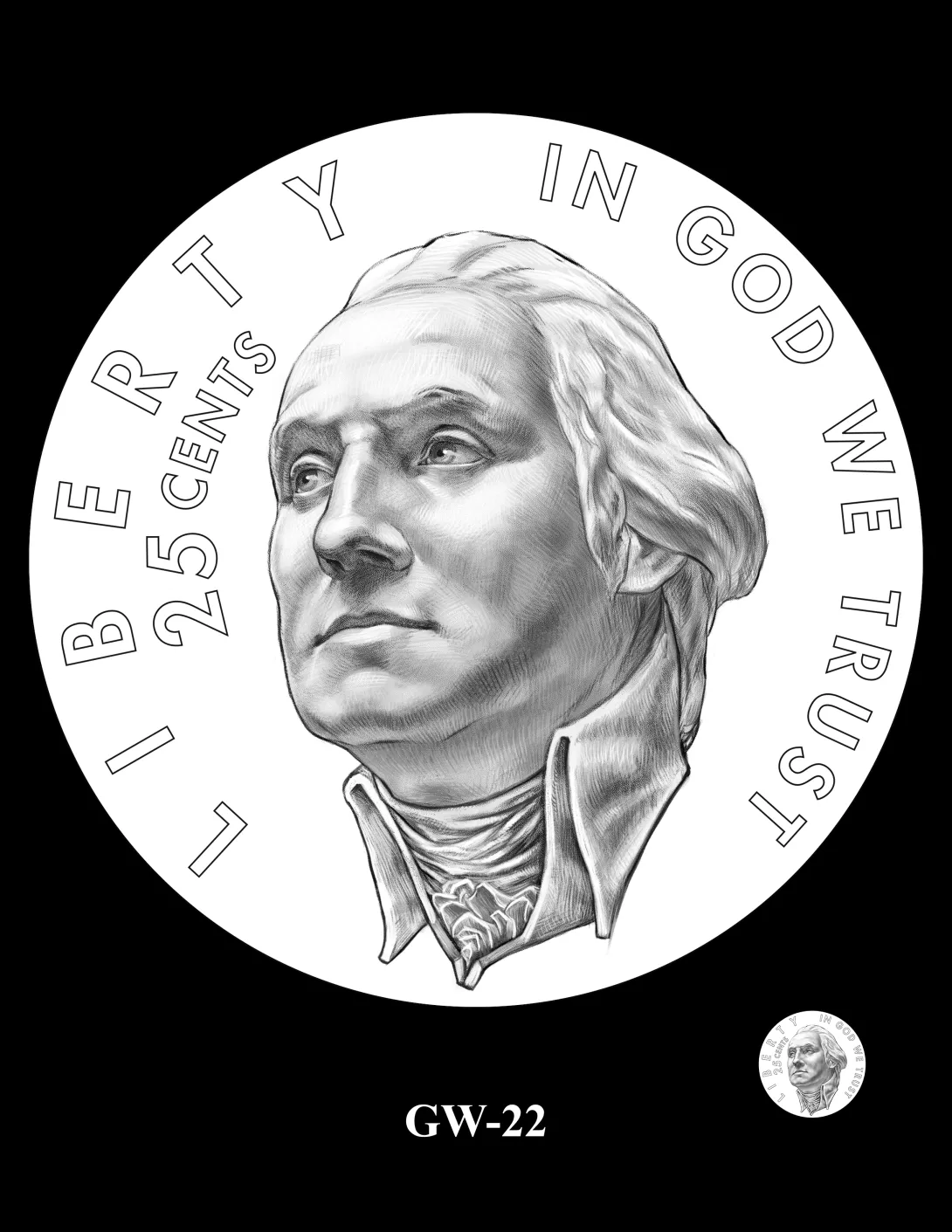 GW-22 -- 2027 – 2030 Youth Sports Quarters Washington Obverse