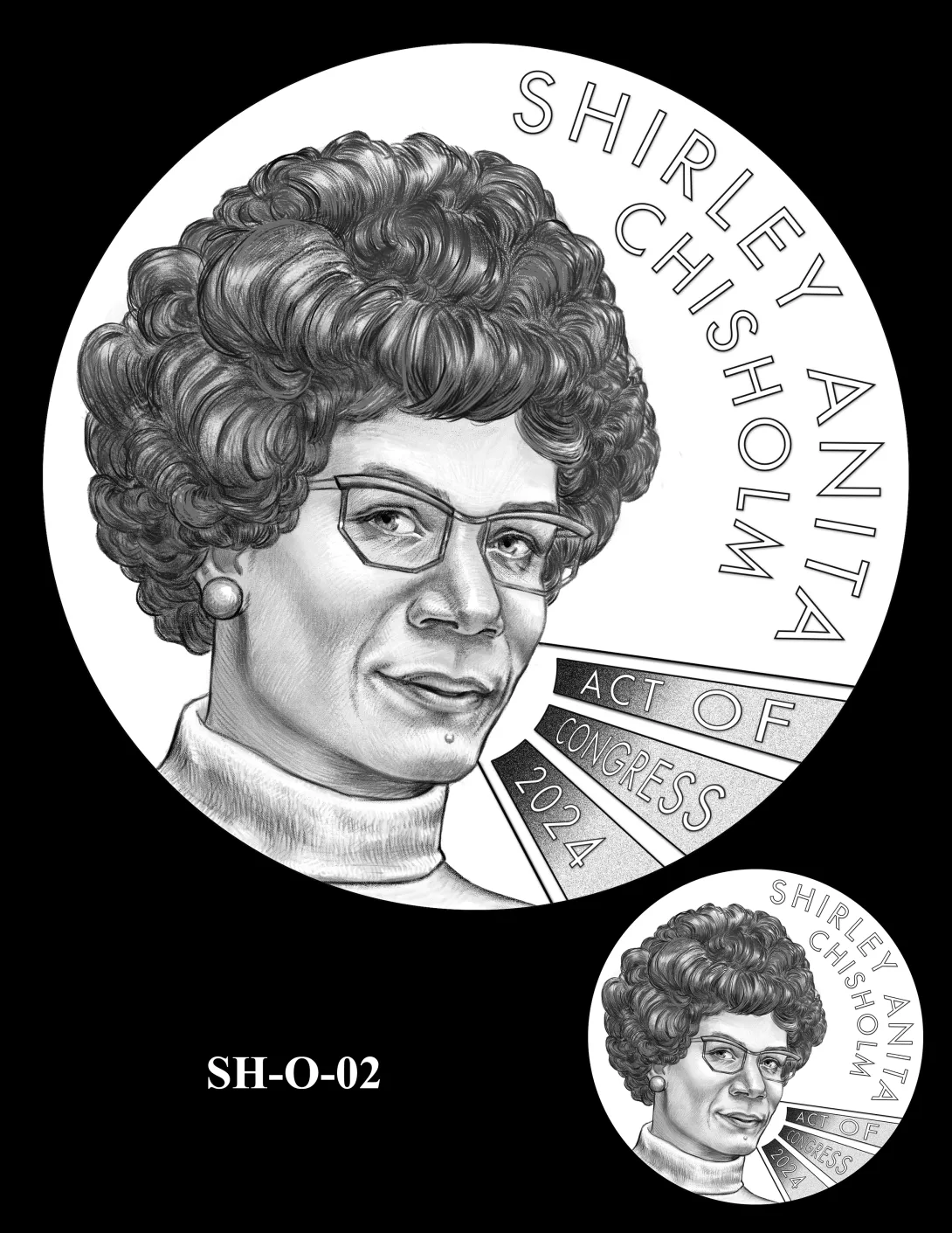 SH-O-02 -- Shirley Chisholm Congressional Gold Medal