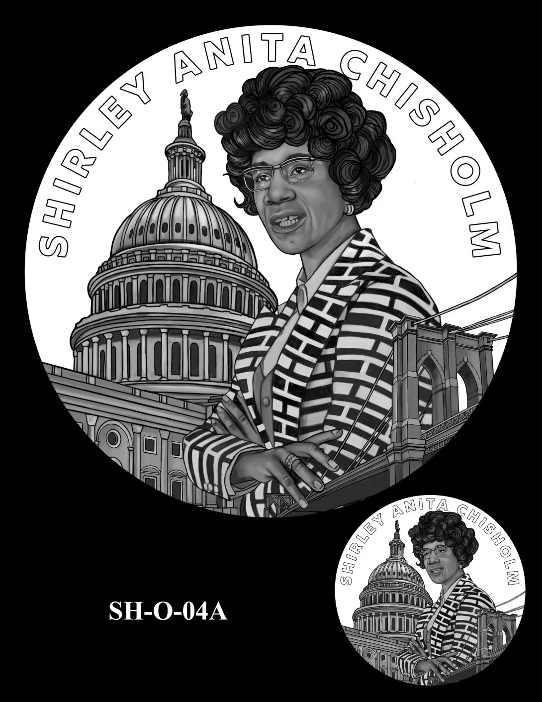 SH-O-04A -- Shirley Chisholm Congressional Gold Medal