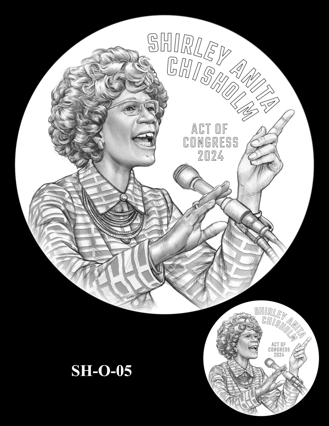 SH-O-05 -- Shirley Chisholm Congressional Gold Medal