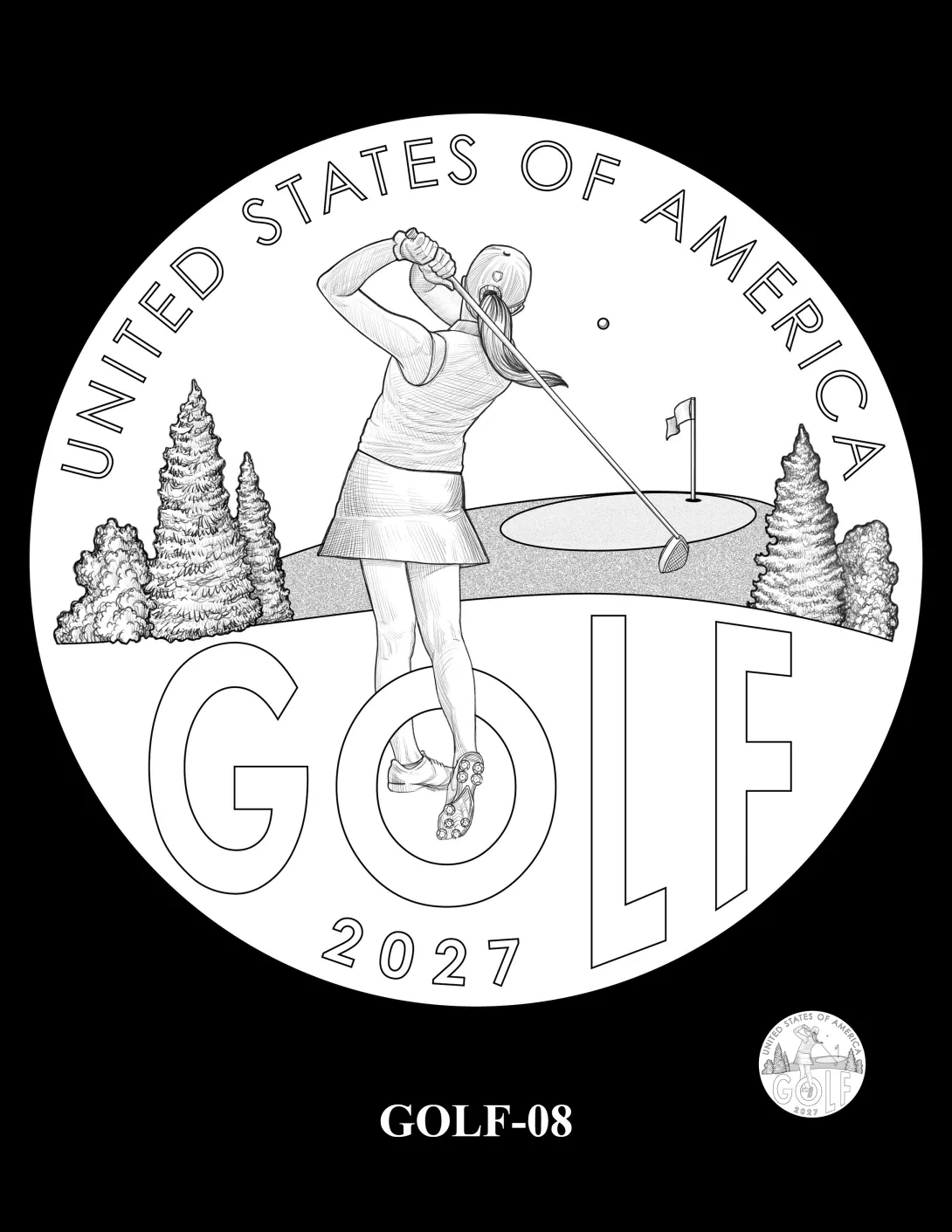 GOLF-08 -- 2027 Youth Sports Quarters - Golf