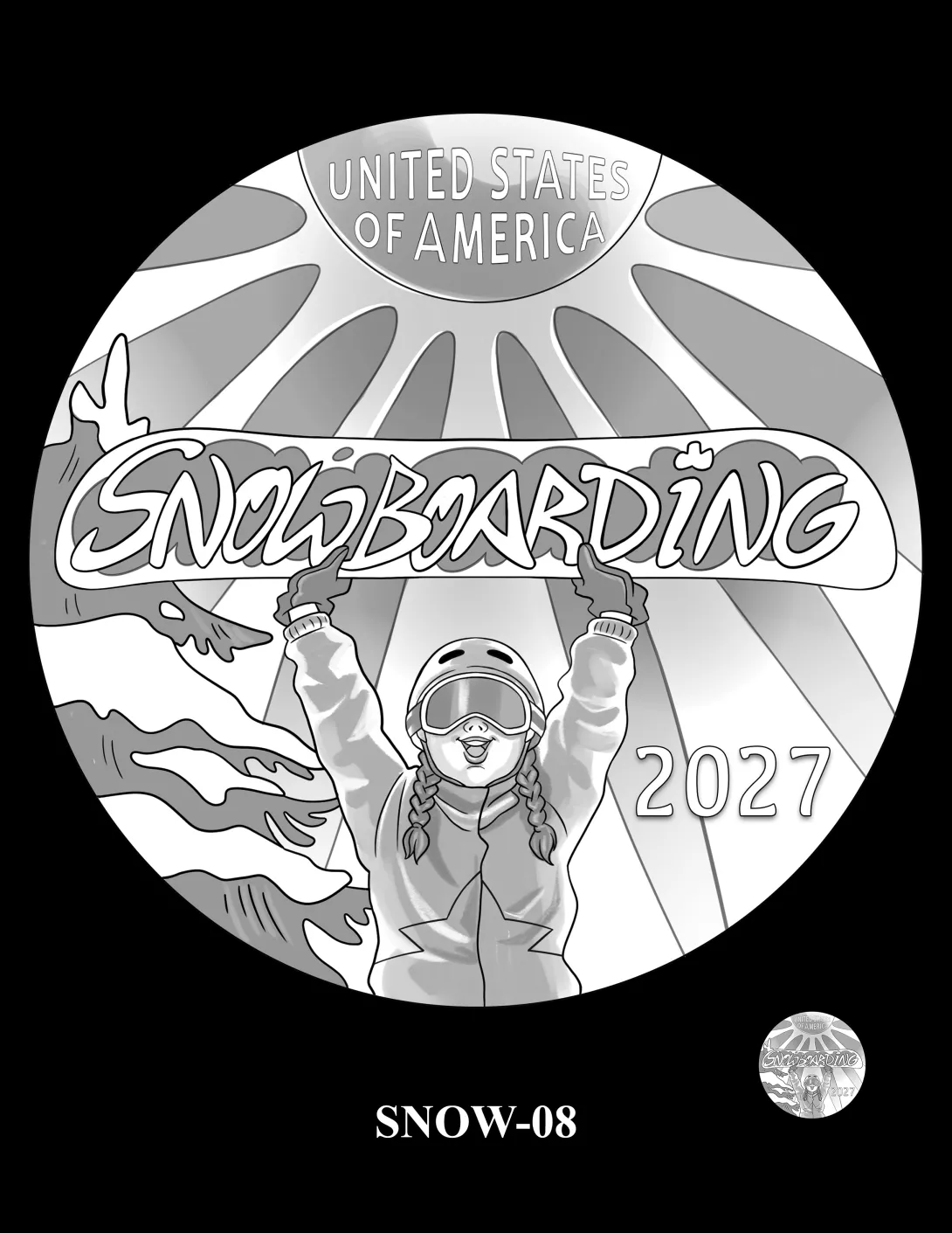 SNOW-08 -- 2027 Youth Sports Quarters - Snowboarding