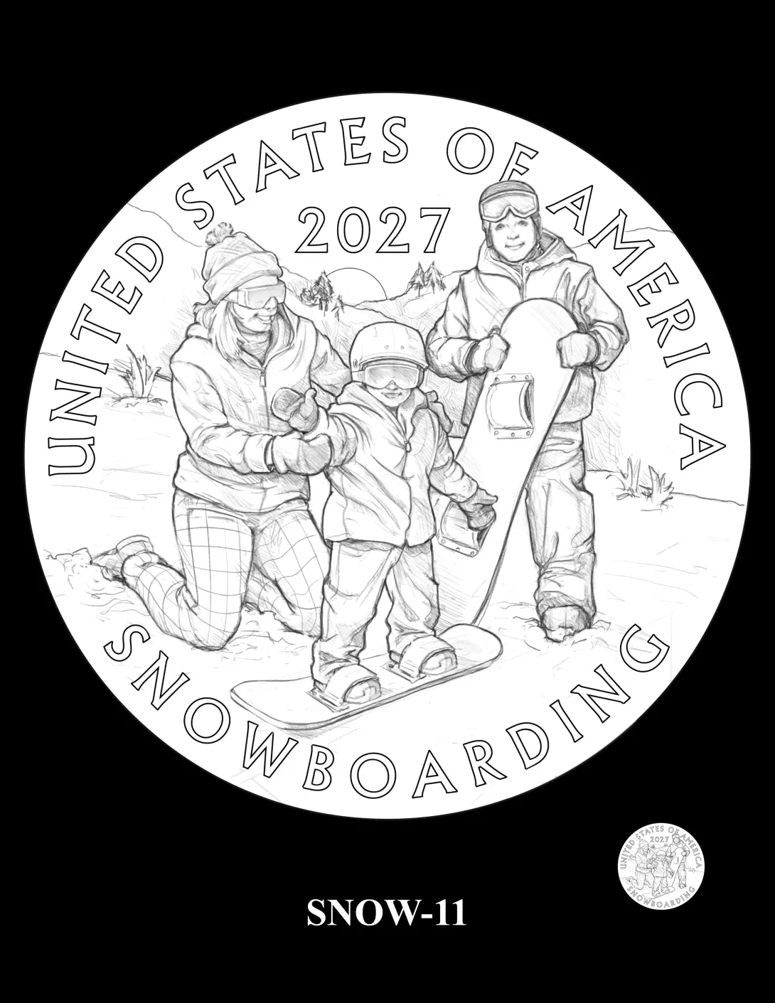 SNOW-11 -- 2027 Youth Sports Quarters - Snowboarding